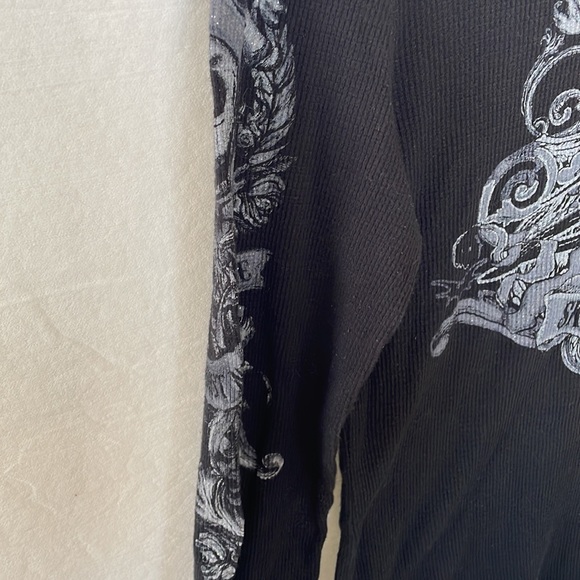 DISNEYPARKS Jack Skellington Nightmare Before Christmas waffle knit top. Size XL - Picture 4 of 5